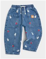 Miffy Embroidered Jeans (2-8 Yrs)
