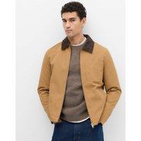M&S Canvas Padded Utility Jacket Butterscotch