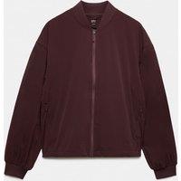 Goodmove Woven Stormwear Bomber Jacket with Stretch Mulberry