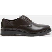 M&S Leather Derby Shoes Dark Brown
