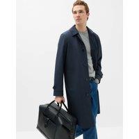 M&S The Pure Cotton Mac Navy