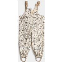 M&S Dalmatian Print Shower Resistant Dungarees (2-8 Yrs) Multi