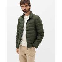 M&S Feather and Down Packaway Puffer Jacket Dark Khaki