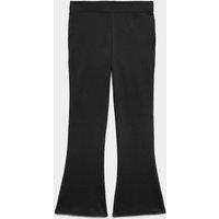 M&S Senior Girls' Knitted Kickflare Trousers (9-18 Yrs) Black