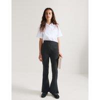 M&S Senior Girls' Knitted Kickflare Trousers (9-18 Yrs) Black