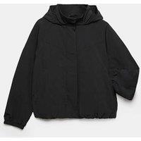 M&S Funnel Neck Nylon Windrunner (6-16 Yrs) Black