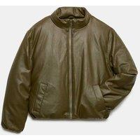 M&S PU Puffer Jacket (6-16 Yrs) Khaki