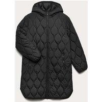 M&S Lightweight Long Line Jacket (6-16 Yrs) Black