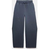 Goodmove Cotton Rich Garment Dye Barrel Joggers Nightshade