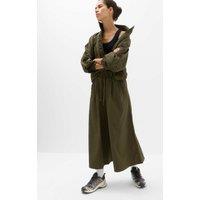Goodmove Woven Lightweight Wide Leg Culottes Dark Khaki