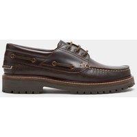 M&S Chunky Sole Leather Deck Shoes Chestnut