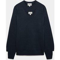 M&S 2 Pack Air Yarn Crew Neck Jumpers Navy