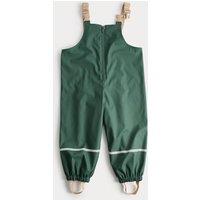 M&S Waterproof Dungaree Trousers (2-8 Yrs) Bottle Green
