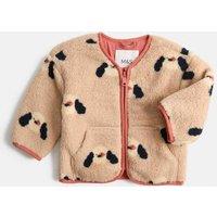 M&S Borg Dog Jacket (0-5 Yrs) Cream Mix