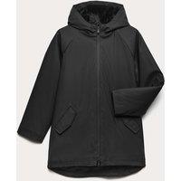 M&S Long Line Fisherman Coat (6-16 Yrs) Black