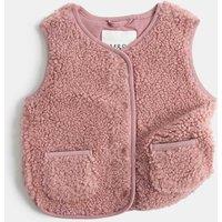 M&S Borg Gilet (0-5 Yrs) Pink