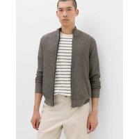 M&S Cotton Rich Smart Funnel Neck Jumper Neutral