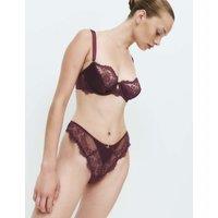 M&S Stella Lace Miami Knickers Wine