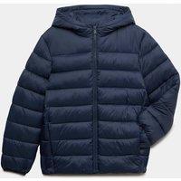 M&S Stormwear Lightweight Padded Puffer Coat (6-16 Yrs) Navy