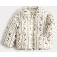 M&S Floral Quilted Jacket (2-8 Yrs) Cream Mix