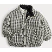 M&S Gingham Midweight Padded Coat (0-5 Yrs) Blue