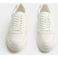 M&S Lace Up Club Trainers White Mix