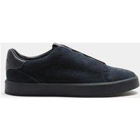 Autograph Performance Suede Trainers Dark Navy