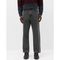 M&S Authentic Baggy Fit Rigid Jeans Grey