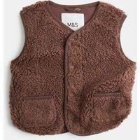 M&S Borg Gilet (0-5 Yrs) Brown
