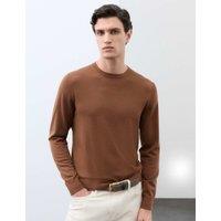 Autograph Pure Extra Fine Merino Wool Crew Neck Jumper Topaz