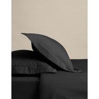 M&S 2 Pack Egyptian Cotton Oxford Pillowcases Black
