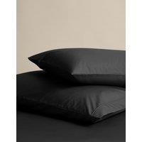 M&S 2 Pack Egyptian Cotton Pillowcases Black