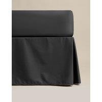 M&S Pure Egyptian Cotton Valance Sheet Black