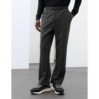 Autograph Elasticated Waist Joggers with Wool Grey Marl