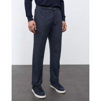 Autograph Elasticated Waist Joggers with Wool Dark Navy