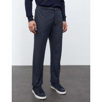 Autograph Elasticated Waist Joggers with Wool Dark Navy