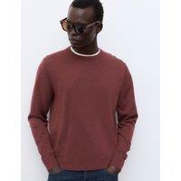 Autograph Pure Extra Fine Merino Wool Crew Neck Jumper Chestnut