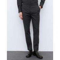 Autograph Tapered Fit Flat Front Performance Trousers Navy