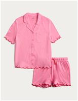 Kids Cotton Modal Short Pyjamas (6-16 Yrs)