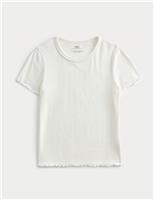 Kids Pointelle Brushed Pyjama Top (6-16 Yrs)