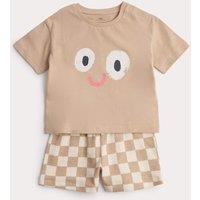 M&S Smile Shirt And Shorts (0 Mths-5 Yrs) Multi