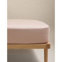 M&S Stay Cool Lyocell Rich Extra Deep Fitted Sheet Blush Pink