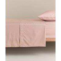 M&S Stay Cool Lyocell Rich Flat Sheet Blush Pink