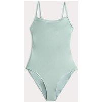 M&S Sheen Cami Scoop Neck Swimsuit Pale Mint
