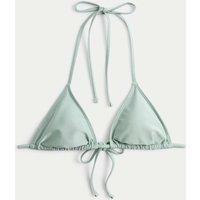 M&S Sheen Triangle Bikini Top Pale Mint