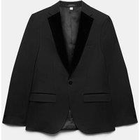 M&S Slim Fit Ultimate Velvet Lapel Tuxedo Jacket Black