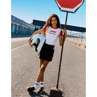 M&S Formula 1 Fitted Crop T-Shirt (6-16 Yrs). Red Mix