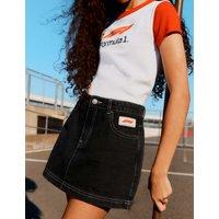 M&S Formula 1 Denim Mini Skirt (6-16 Yrs) Black