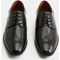 M&S Leather Derby Shoes Black