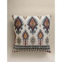 M&S Pure Cotton Geometric Cushion Cover Multi
